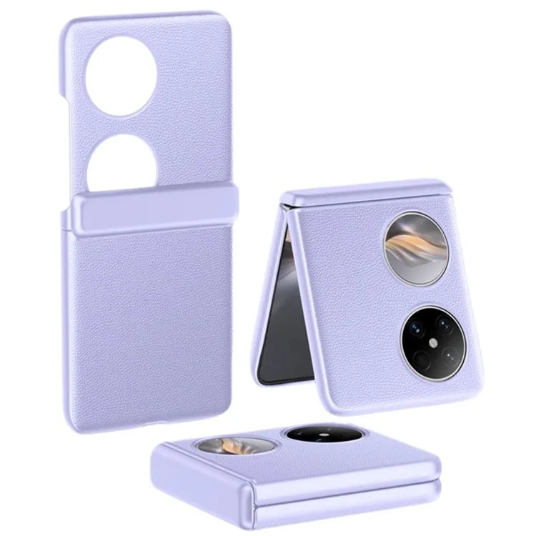 For Huawei Pocket 2 Case Leather Coated PC Hinge Protection Skin-touch Phone Cover