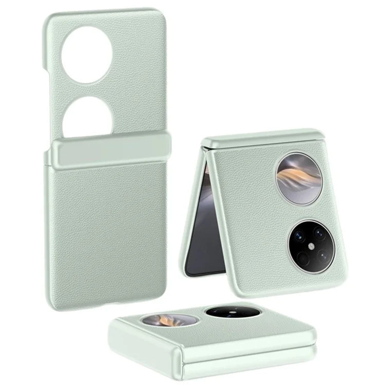 For Huawei Pocket 2 Case Leather Coated PC Hinge Protection Skin-touch Phone Cover