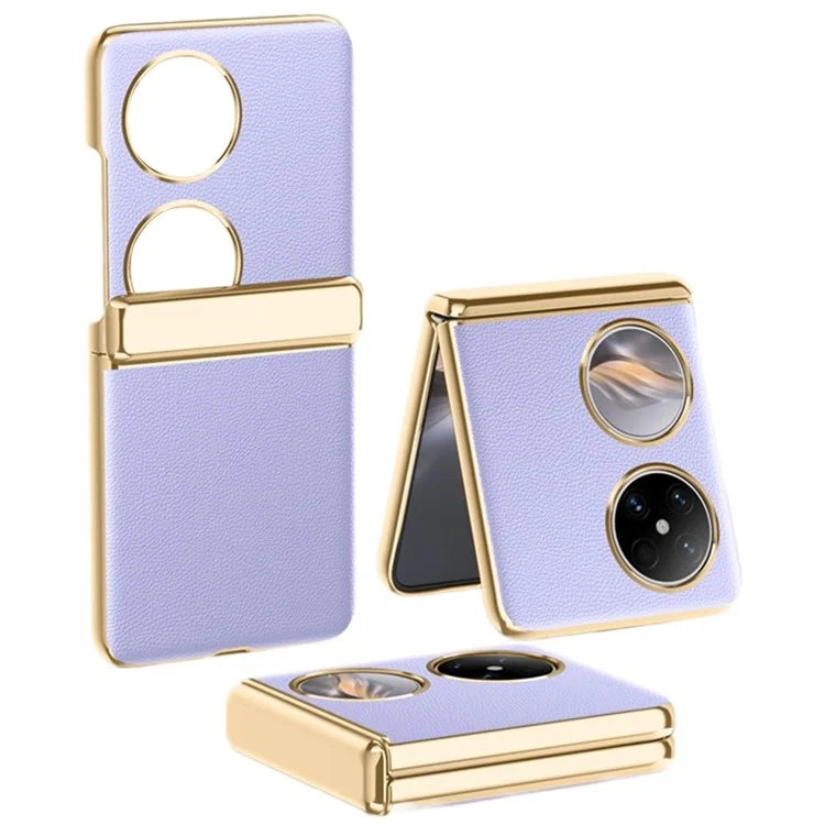 For Huawei Pocket 2 Case Hinge Protection Electroplating Phone Cover