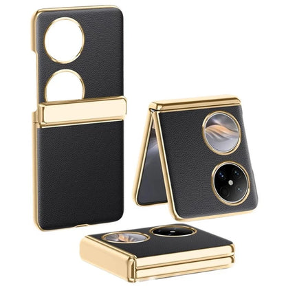 For Huawei Pocket 2 Case Hinge Protection Electroplating Phone Cover
