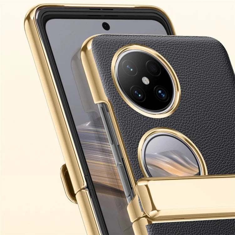 For Huawei Pocket 2 Case Hinge Protection Electroplating Phone Cover