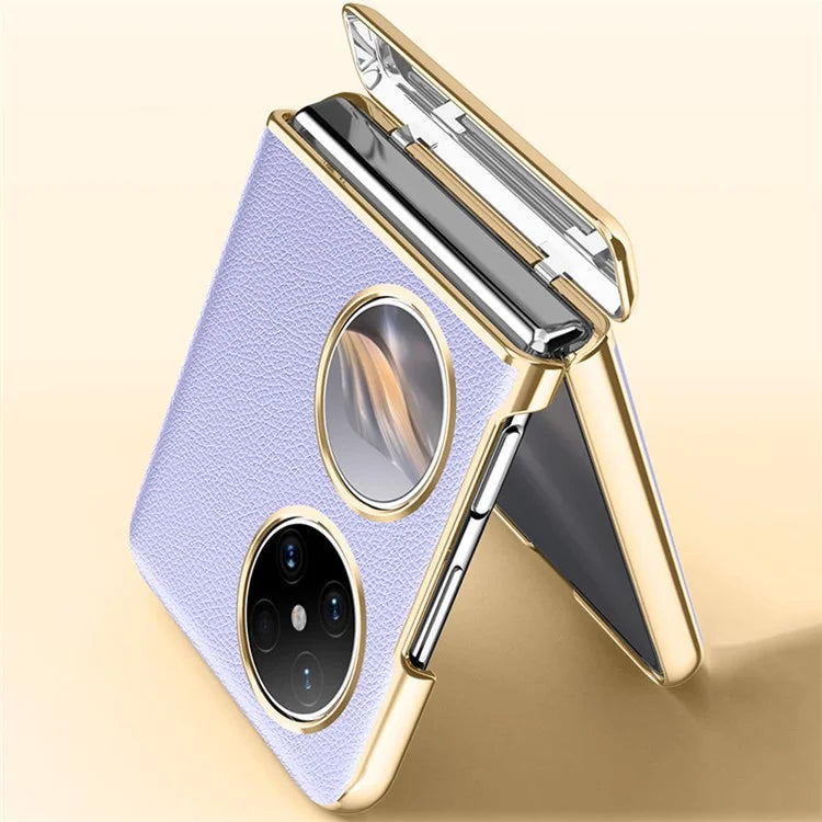 For Huawei Pocket 2 Case Hinge Protection Electroplating Phone Cover