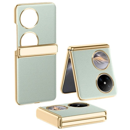 For Huawei Pocket 2 Case Hinge Protection Electroplating Phone Cover
