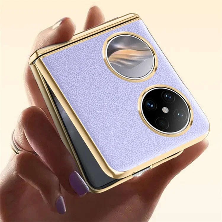 For Huawei Pocket 2 Case Hinge Protection Electroplating Phone Cover