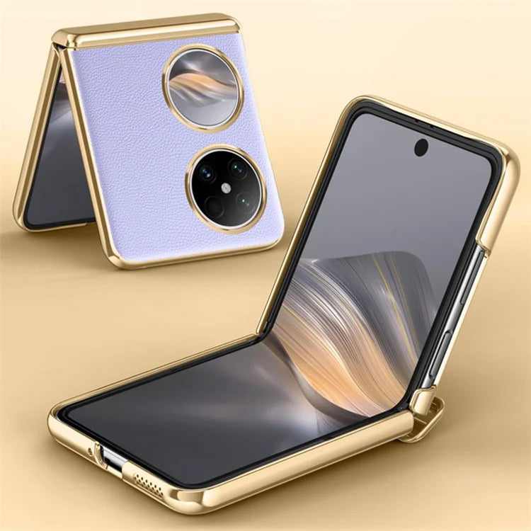 For Huawei Pocket 2 Case Hinge Protection Electroplating Phone Cover