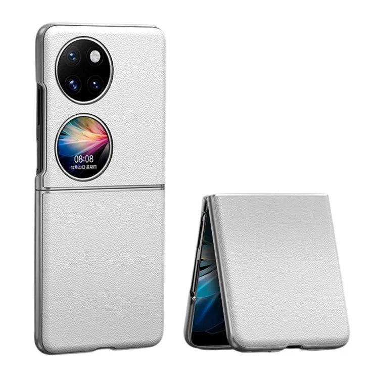 For Huawei Pocket 2 Case Electroplating Protective Leather Coating Phone Cover