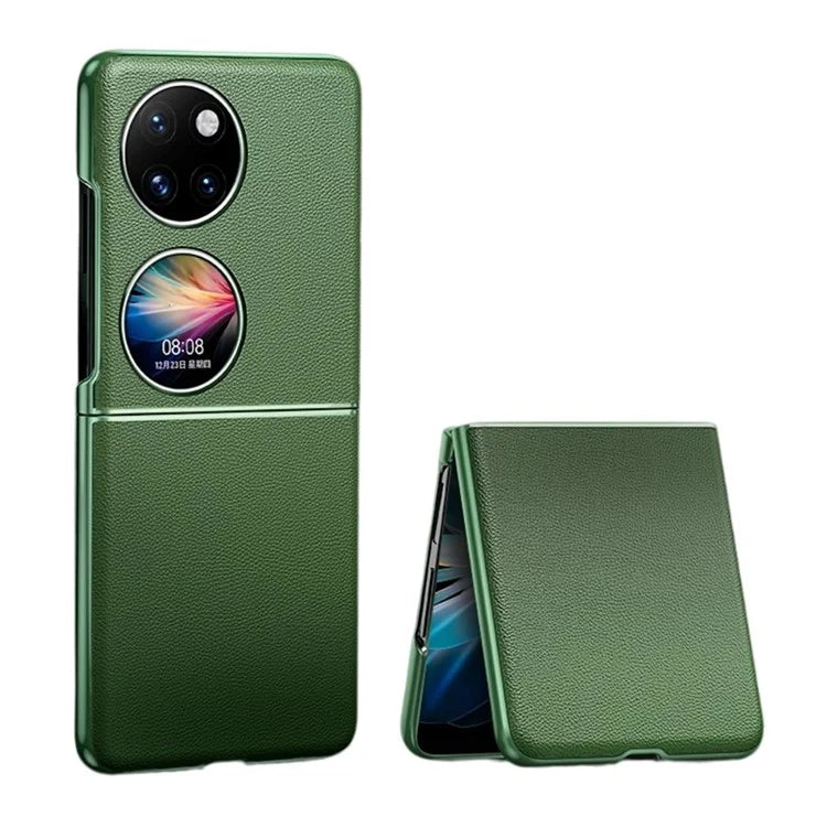 For Huawei Pocket 2 Case Electroplating Protective Leather Coating Phone Cover