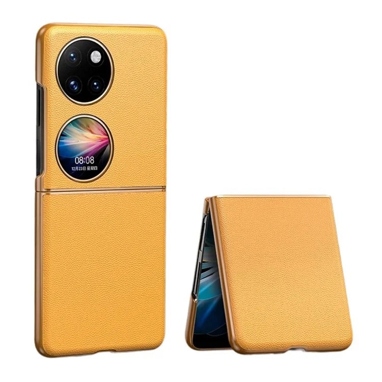 For Huawei Pocket 2 Case Electroplating Protective Leather Coating Phone Cover