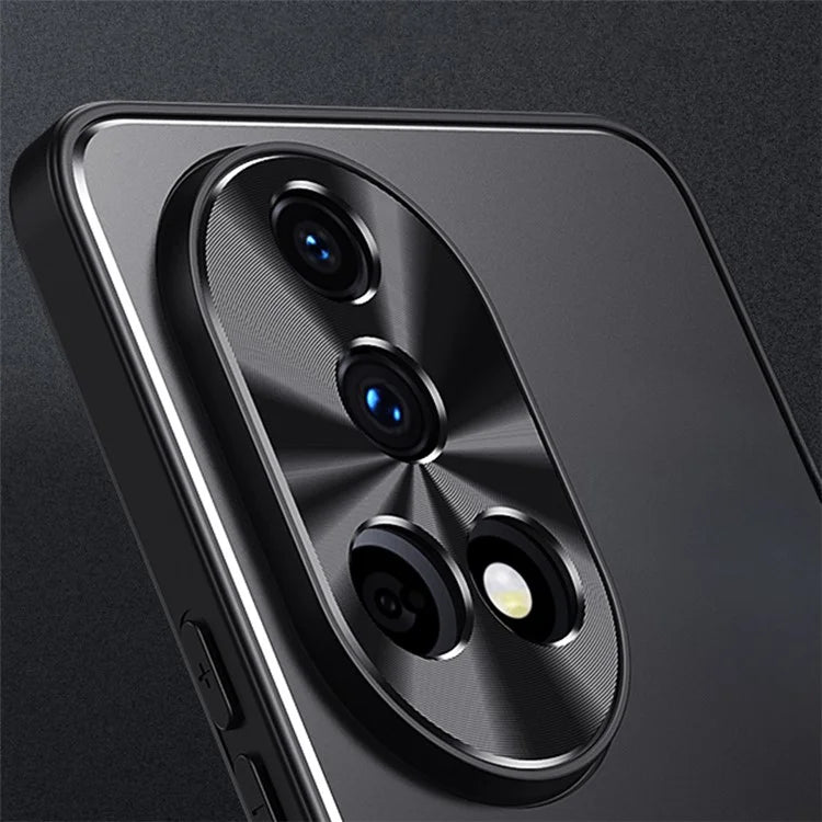 For Huawei nova 12 Pro 5G Shockproof Case TPU + Aluminum Alloy Phone Shell