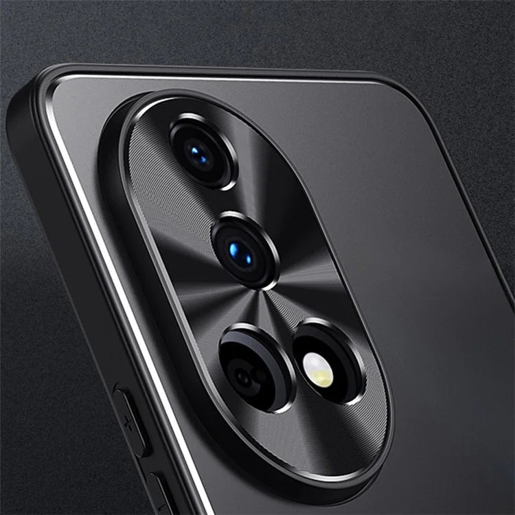 For Huawei nova 12 Pro 5G Shockproof Case TPU + Aluminum Alloy Phone Shell
