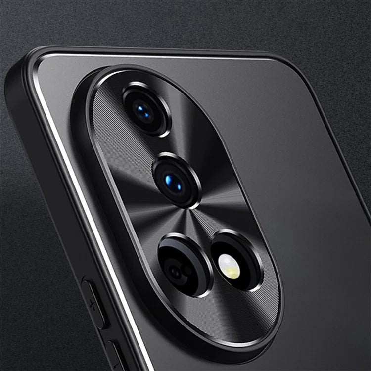 For Huawei nova 12 Pro 5G Shockproof Case TPU + Aluminum Alloy Phone Shell