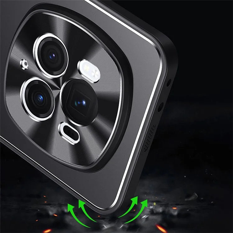 For Honor Magic6 5G Slim Case TPU + Aluminum Alloy Protective Phone Cover