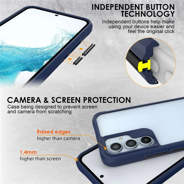 Combat X Mode Series for Samsung Galaxy A55 5G Case Drop-proof TPU+PC Back Phone Cover
