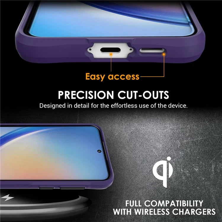 Combat X Mode Series for Samsung Galaxy A55 5G Case Drop-proof TPU+PC Back Phone Cover