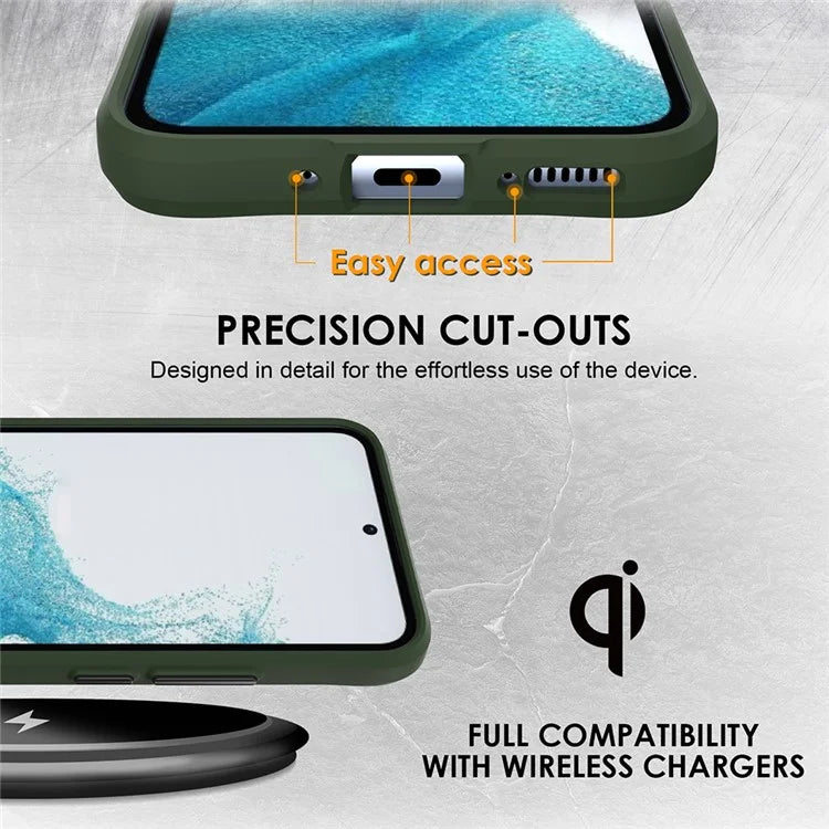 Combat X Mode Series for Samsung Galaxy A05s 4G TPU+PC Case Support Wireless Charging