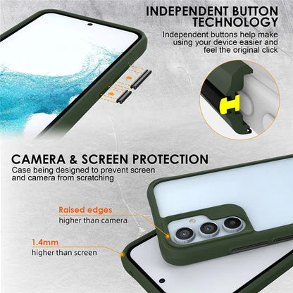 Combat X Mode Series for Samsung Galaxy A05s 4G TPU+PC Case Support Wireless Charging