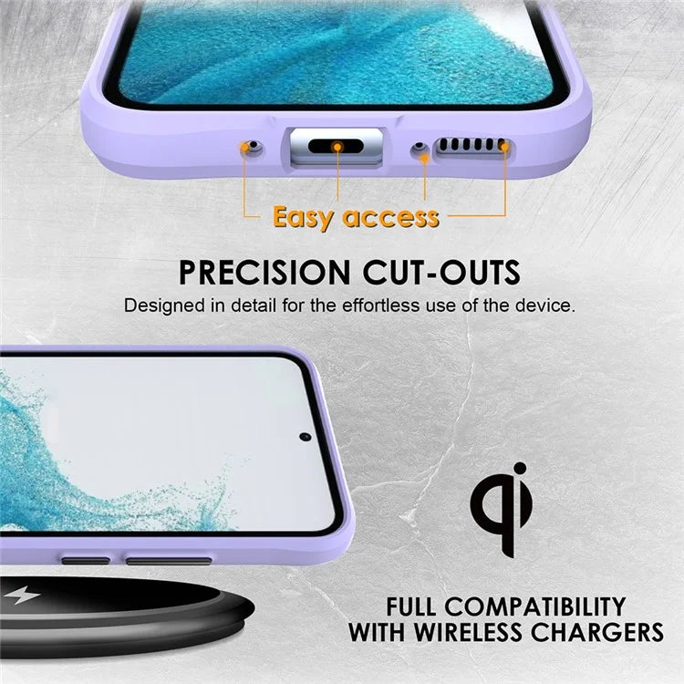 Combat X Mode Series for Samsung Galaxy A05s 4G TPU+PC Case Support Wireless Charging