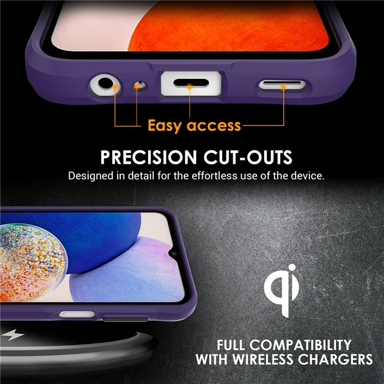 Combat X Mode Series for Samsung Galaxy A15 4G / A15 5G Cell Phone Cases Four Corner Drop-resistant Back Shell