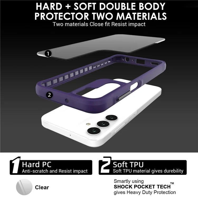 Combat X Mode Series for Samsung Galaxy A25 5G (Global) (161.0 x 76.5 x 8.3mm) Case Four Corner Drop-proof Cover