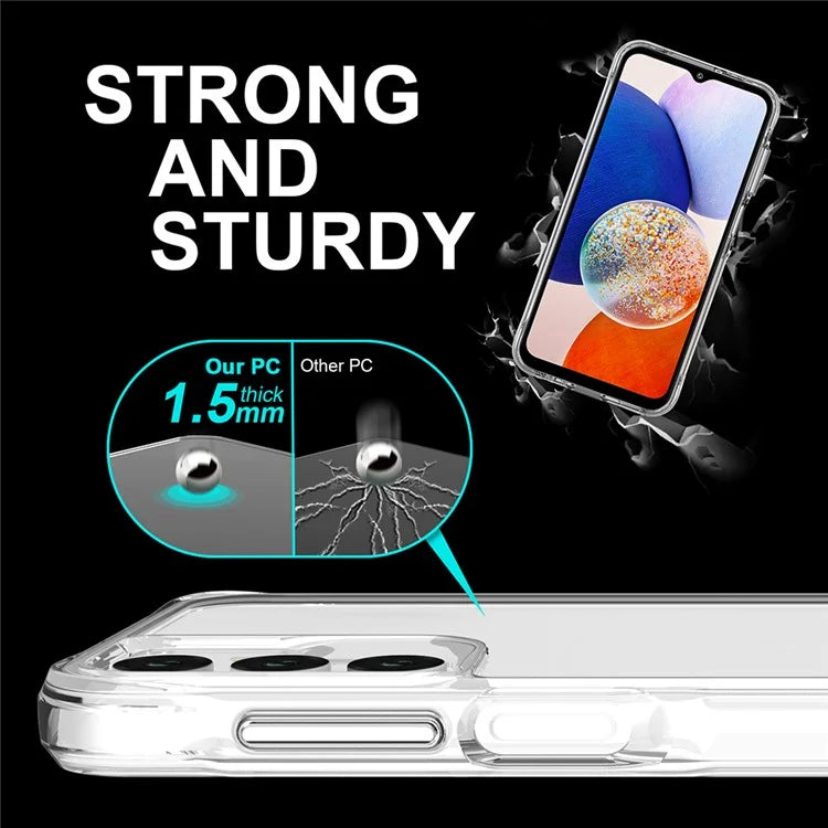 For Samsung Galaxy A15 4G / 5G Cell Phone Cases Lightweight PC + TPU Clear Phone Cover