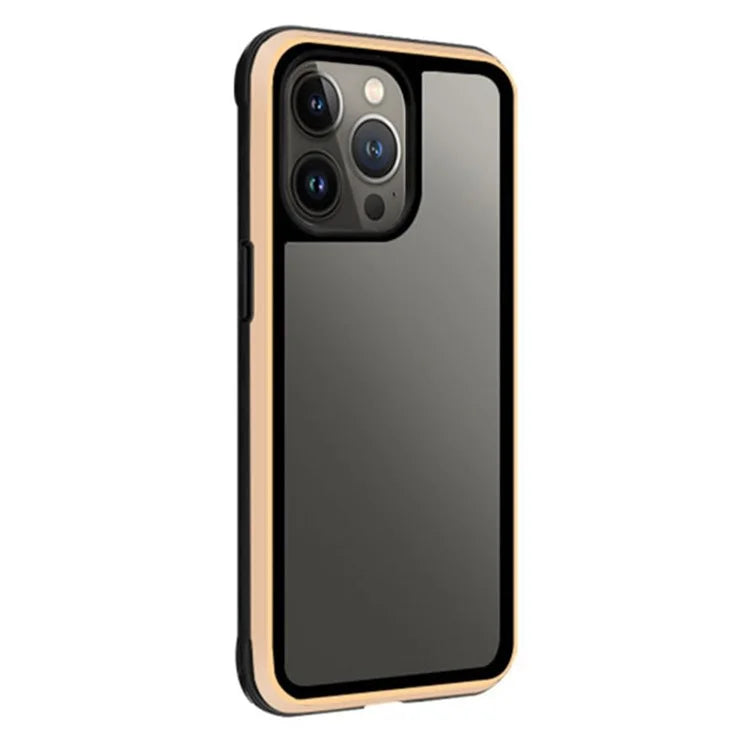 KZDOO For iPhone 15 Pro Max Shockproof Case TPU+PC+Metal Frame ARES Phone Cover