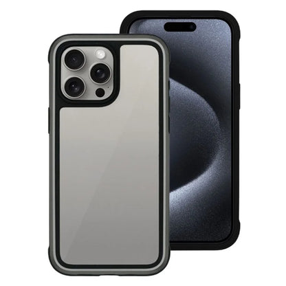 KZDOO For iPhone 15 Pro Max Shockproof Case TPU+PC+Metal Frame ARES Phone Cover
