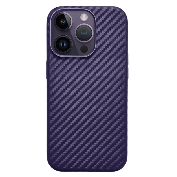 KZDOO For iPhone 15 Pro Max Case Compatible with MagSafe Carbon Fiber Texture Phone Cover