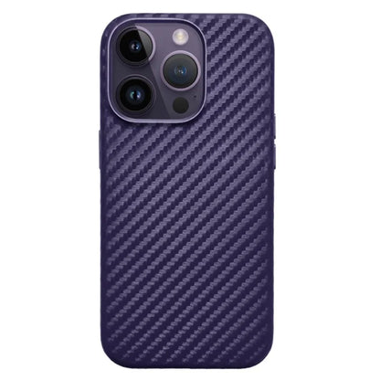 KZDOO For iPhone 15 Pro Max Case Compatible with MagSafe Carbon Fiber Texture Phone Cover