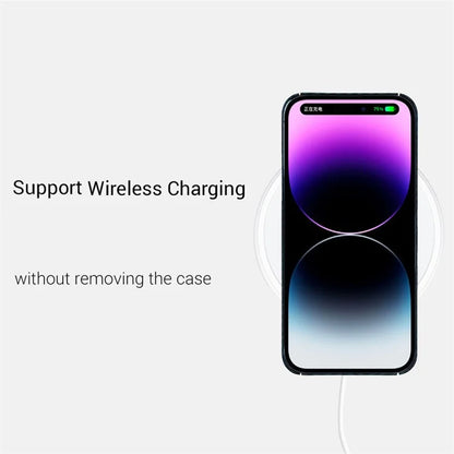 KZDOO For iPhone 15 Pro Cell Phone Case Aramid Fiber Slim-Fit Back Shell