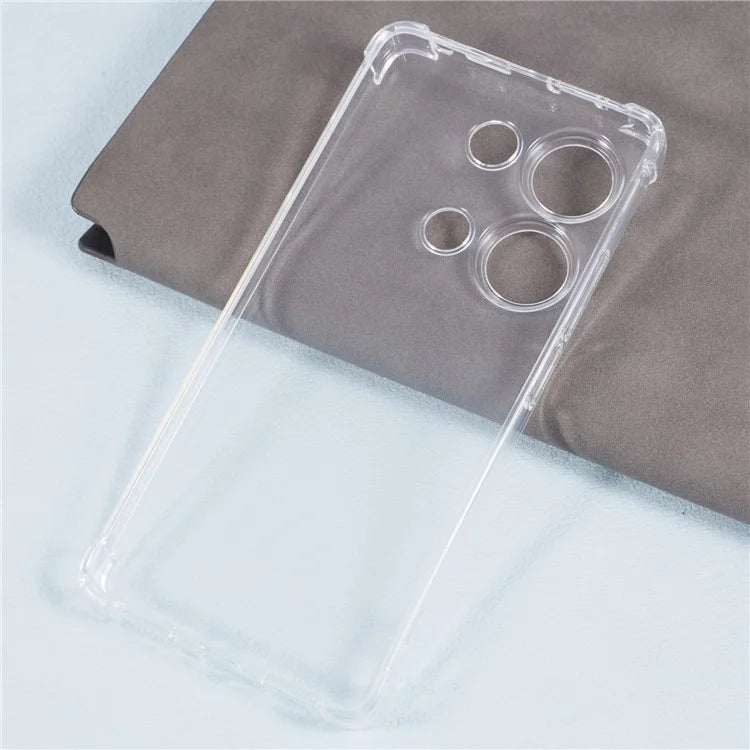 For Xiaomi Redmi Note 13 Pro 4G / Poco M6 Pro 4G Case Transparent TPU Phone Cover Anti-drop
