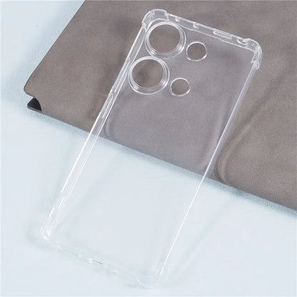 For Xiaomi Redmi Note 13 Pro 4G / Poco M6 Pro 4G Case Transparent TPU Phone Cover Anti-drop