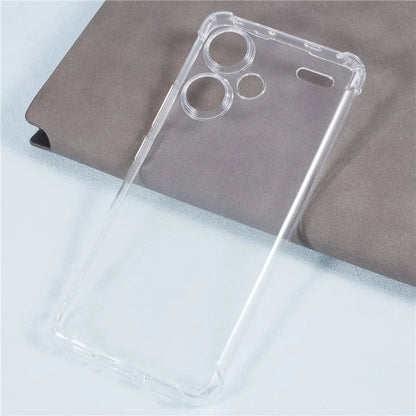 For Xiaomi Redmi Note 13 Pro+ 5G Case Four Corner Anti-drop Clear TPU Phone Cover