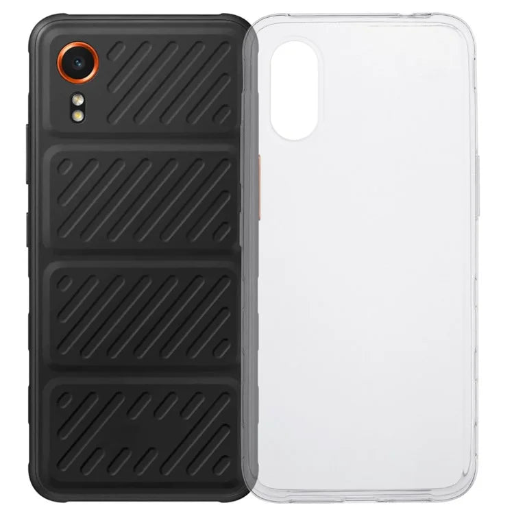 For Samsung Galaxy Xcover 7 Case Transparent TPU Flexible Cell Phone Cover