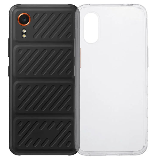 For Samsung Galaxy Xcover 7 Case Transparent TPU Flexible Cell Phone Cover