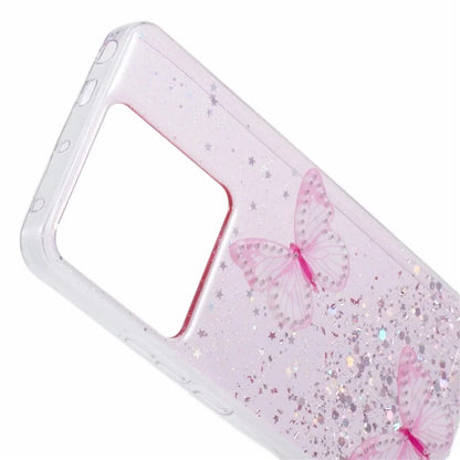 AW Series For Xiaomi Redmi Note 13 Pro 5G / Poco X6 5G Case TPU+PVC Butterfly Pattern Phone Cover