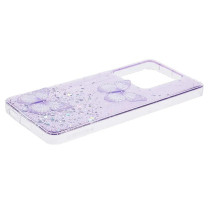 AW Series For Xiaomi Redmi Note 13 Pro 5G / Poco X6 5G Case TPU+PVC Butterfly Pattern Phone Cover