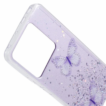 AW Series For Xiaomi Redmi Note 13 Pro 5G / Poco X6 5G Case TPU+PVC Butterfly Pattern Phone Cover