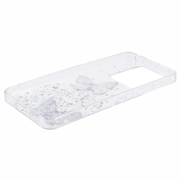 AW Series For Xiaomi Redmi Note 13 Pro 5G / Poco X6 5G Case TPU+PVC Butterfly Pattern Phone Cover