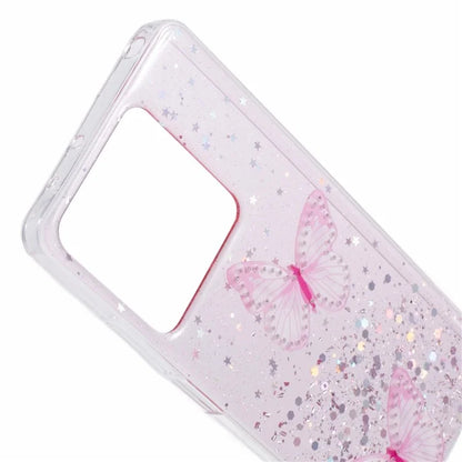 AW Series For Xiaomi Redmi Note 13 5G Case Epoxy Butterfly Pattern Phone Shell with Big Rear Lens Hole