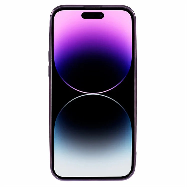 For iPhone 14 Pro Max Case Gradient Glitter TPU Phone Cover Electroplating Edge
