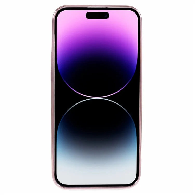 For iPhone 14 Pro Max Case Gradient Glitter TPU Phone Cover Electroplating Edge