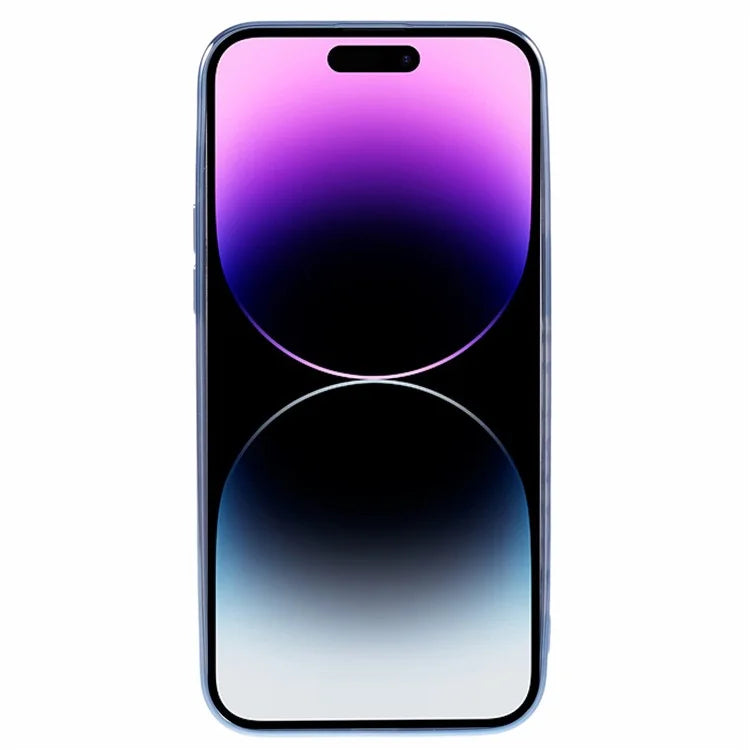 For iPhone 14 Pro Max Case Gradient Glitter TPU Phone Cover Electroplating Edge