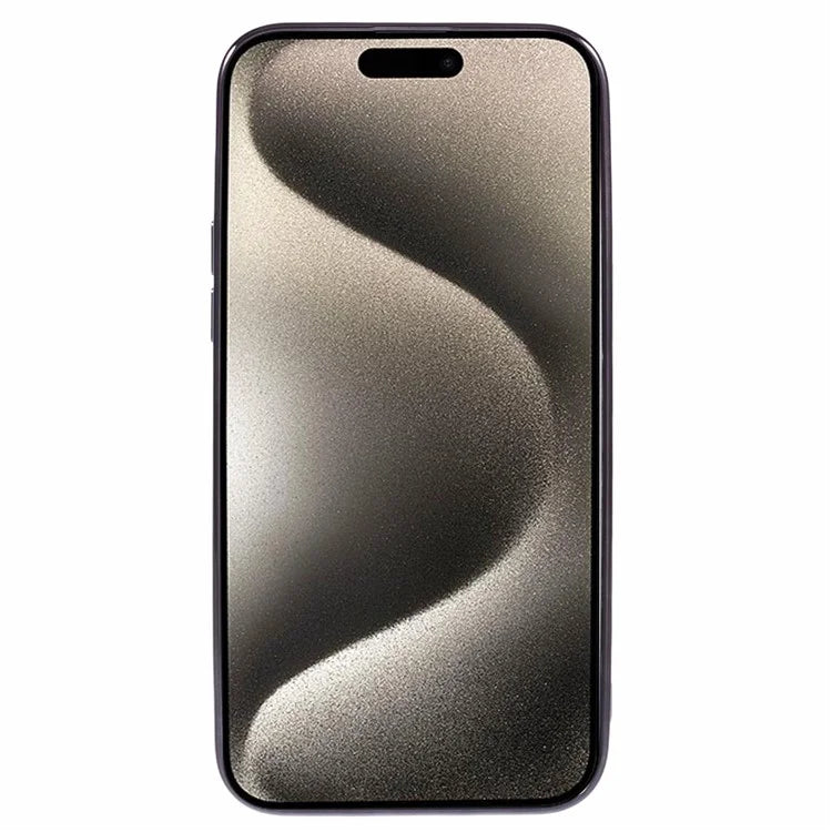 For iPhone 15 Pro Max Case Electroplating Edge TPU Shiny Phone Cover