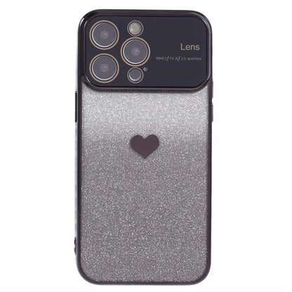 For iPhone 15 Pro Max Case Electroplating Edge TPU Shiny Phone Cover