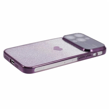 For iPhone 15 Pro Max Case Electroplating Edge TPU Shiny Phone Cover