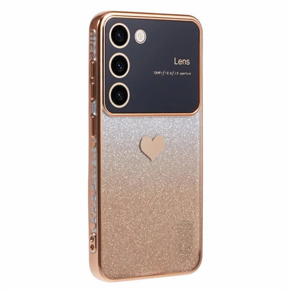 For Samsung Galaxy S23 Case TPU Shockproof Protection Gradient Glitter Phone Cover