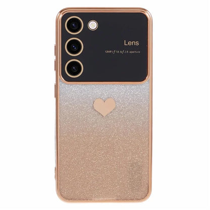 For Samsung Galaxy S23 Case TPU Shockproof Protection Gradient Glitter Phone Cover