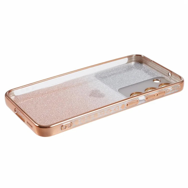 For Samsung Galaxy S23 Case TPU Shockproof Protection Gradient Glitter Phone Cover