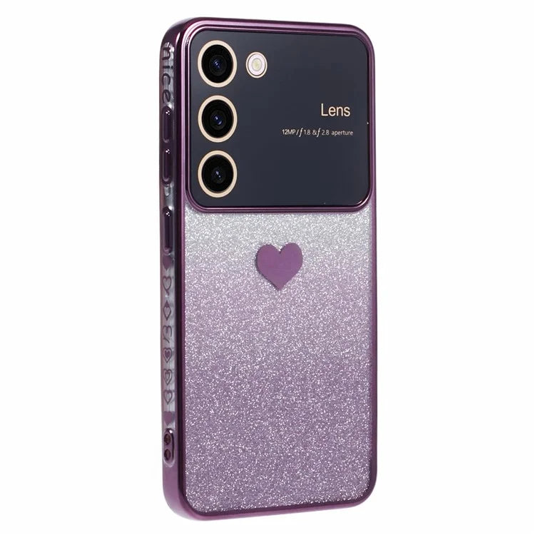 For Samsung Galaxy S23 Case TPU Shockproof Protection Gradient Glitter Phone Cover
