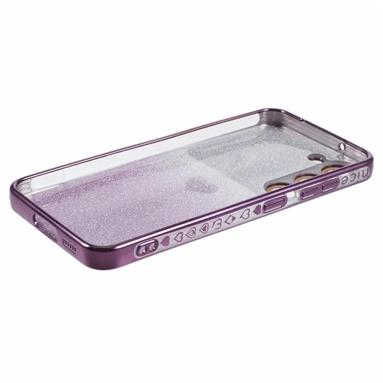 For Samsung Galaxy S23 Case TPU Shockproof Protection Gradient Glitter Phone Cover